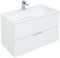 AQUANET Тумба под раковину подвесная Алвита 90 белый AQUANET-235340