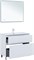 AQUANET Тумба под раковину напольная Алвита New 100 напольная, белый матовый AQUANET-344135