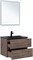AQUANET Тумба под раковину подвесная Алвита New 70 2 ящика, дуб веллингтон табак AQUANET-334185
