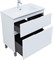 AQUANET Тумба под раковину напольная Алвита New 80 напольная, белый матовый AQUANET-344134