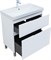 AQUANET Тумба под раковину напольная Алвита New 80 напольная, белый матовый AQUANET-344134
