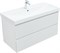 AQUANET Тумба под раковину подвесная Альтера 100 белый матовый AQUANET-337157 - фото 303923 AQUANET Тумба под раковину подвесная Альтера 100 белый матовый AQUANET-337157 - фото 303923