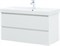 AQUANET Тумба под раковину подвесная Альтера 100 белый матовый AQUANET-337157 - фото 303928 AQUANET Тумба под раковину подвесная Альтера 100 белый матовый AQUANET-337157 - фото 303928