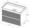 AQUANET Тумба под раковину подвесная Альтера 80 белый матовый AQUANET-337156 - фото 303958 AQUANET Тумба под раковину подвесная Альтера 80 белый матовый AQUANET-337156 - фото 303958