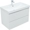 AQUANET Тумба под раковину подвесная Альтера 80 белый матовый AQUANET-337156 - фото 303966 AQUANET Тумба под раковину подвесная Альтера 80 белый матовый AQUANET-337156 - фото 303966