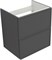 AQUANET Тумба под раковину подвесная Арт 60 ясень графит AQUANET-329063