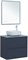 AQUANET Тумба под раковину подвесная Арт 75 маренго AQUANET-313265