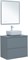 AQUANET Тумба под раковину подвесная Арт 75 мисти грин AQUANET-313275