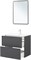 AQUANET Тумба под раковину подвесная Арт 75 ясень графит AQUANET-329064