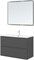 AQUANET Тумба под раковину подвесная Арт 90 ясень графит AQUANET-329613