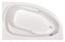 CERSANIT Ванна асимметричная JOANNA 140x90 правая WA-JOANNA*140-R