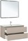 AQUANET Тумба под раковину подвесная Вега 2.0 100 бежевый AQUANET-337939
