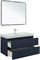 AQUANET Тумба под раковину подвесная Вега 2.0 100 маренго AQUANET-337945
