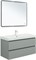 AQUANET Тумба под раковину подвесная Вега 2.0 100 мисти грин AQUANET-337957