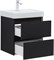 AQUANET Тумба под раковину подвесная Вега 2.0 50 черный AQUANET-337952