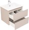 AQUANET Тумба под раковину подвесная Вега 2.0 60 бежевый AQUANET-337941