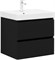 AQUANET Тумба под раковину подвесная Вега 2.0 60 черный AQUANET-337953