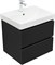 AQUANET Тумба под раковину подвесная Вега 2.0 60 черный AQUANET-337953