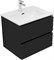 AQUANET Тумба под раковину подвесная Вега 2.0 60 черный AQUANET-337953