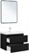 AQUANET Тумба под раковину подвесная Вега 2.0 70 черный AQUANET-337954