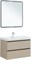 AQUANET Тумба под раковину подвесная Вега 2.0 80 бежевый AQUANET-337943
