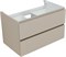 AQUANET Тумба под раковину подвесная Вега 2.0 80 бежевый AQUANET-337943