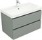 AQUANET Тумба под раковину подвесная Вега 2.0 80 мисти грин AQUANET-337961