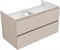 AQUANET Тумба под раковину подвесная Вега 2.0 90 бежевый AQUANET-337944