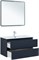 AQUANET Тумба под раковину подвесная Вега 2.0 90 маренго AQUANET-337950