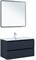 AQUANET Тумба под раковину подвесная Вега 2.0 90 маренго AQUANET-337950