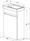 AQUANET Тумба под раковину подвесная Вега 40 AQUANET-329129 - фото 304789 AQUANET Тумба под раковину подвесная Вега 40 AQUANET-329129 - фото 304789
