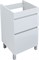 AQUANET Тумба под раковину напольная Вега 48 белый глянец AQUANET-329123