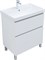 AQUANET Тумба под раковину напольная Вега 70 напольная, белый глянец AQUANET-344122