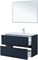 AQUANET Тумба под раковину подвесная Джейн 100 маренго AQUANET-313304