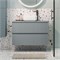 AQUANET Тумба под раковину подвесная Джейн 90 мисти грин AQUANET-313319