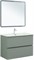 AQUANET Тумба под раковину подвесная Джейн 90 мисти грин AQUANET-313319