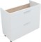 AQUANET Тумба под раковину напольная Ирис New 100 напольная, белый глянец AQUANET-339257