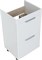 AQUANET Тумба под раковину напольная Ирис new 50 белый глянец (2 ящика, ножки) AQUANET-310151