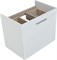 AQUANET Тумба под раковину подвесная Ирис New 70 белый глянец (1 ящик, 2 дверцы) AQUANET-310149