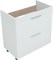 AQUANET Тумба под раковину напольная Ирис New 80 белый глянец (2 ящика, ножки) AQUANET-310154