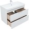 AQUANET Тумба под раковину подвесная Ирис New 90 белый глянец AQUANET-336311 - фото 305961 AQUANET Тумба под раковину подвесная Ирис New 90 белый глянец AQUANET-336311 - фото 305961