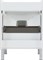 AQUANET Тумба под раковину подвесная Лукка 60 белый AQUANET-302396