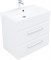 AQUANET Тумба под раковину подвесная Лукка 75 белый AQUANET-302397