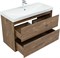 AQUANET Тумба под раковину подвесная Милан 100 дуб рустикальный AQUANET-336380