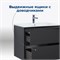 AQUANET Тумба под раковину подвесная Милан 105 черный глянец AQUANET-316690