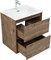AQUANET Тумба под раковину подвесная Милан 60 дуб рустикальный AQUANET-336377