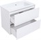 AQUANET Тумба под раковину подвесная Милан 85 белый глянец AQUANET-339967