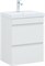 AQUANET Тумба под раковину подвесная Нота New 50 белый глянец AQUANET-335416