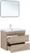 AQUANET Тумба под раковину подвесная Нота New 75 дуб светлый AQUANET-334198