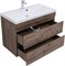 AQUANET Тумба под раковину подвесная Нота New 90 дуб веллингтон табак AQUANET-334193